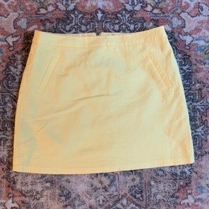 EUC The Limited Textured Sunshine Yellow Skirt - Sz 14